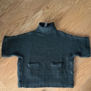 J. Crew Dark Green Turtleneck Sweater
